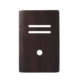 Placa p/ 2 Interruptores + furo 4x2 - Novara Tabaco